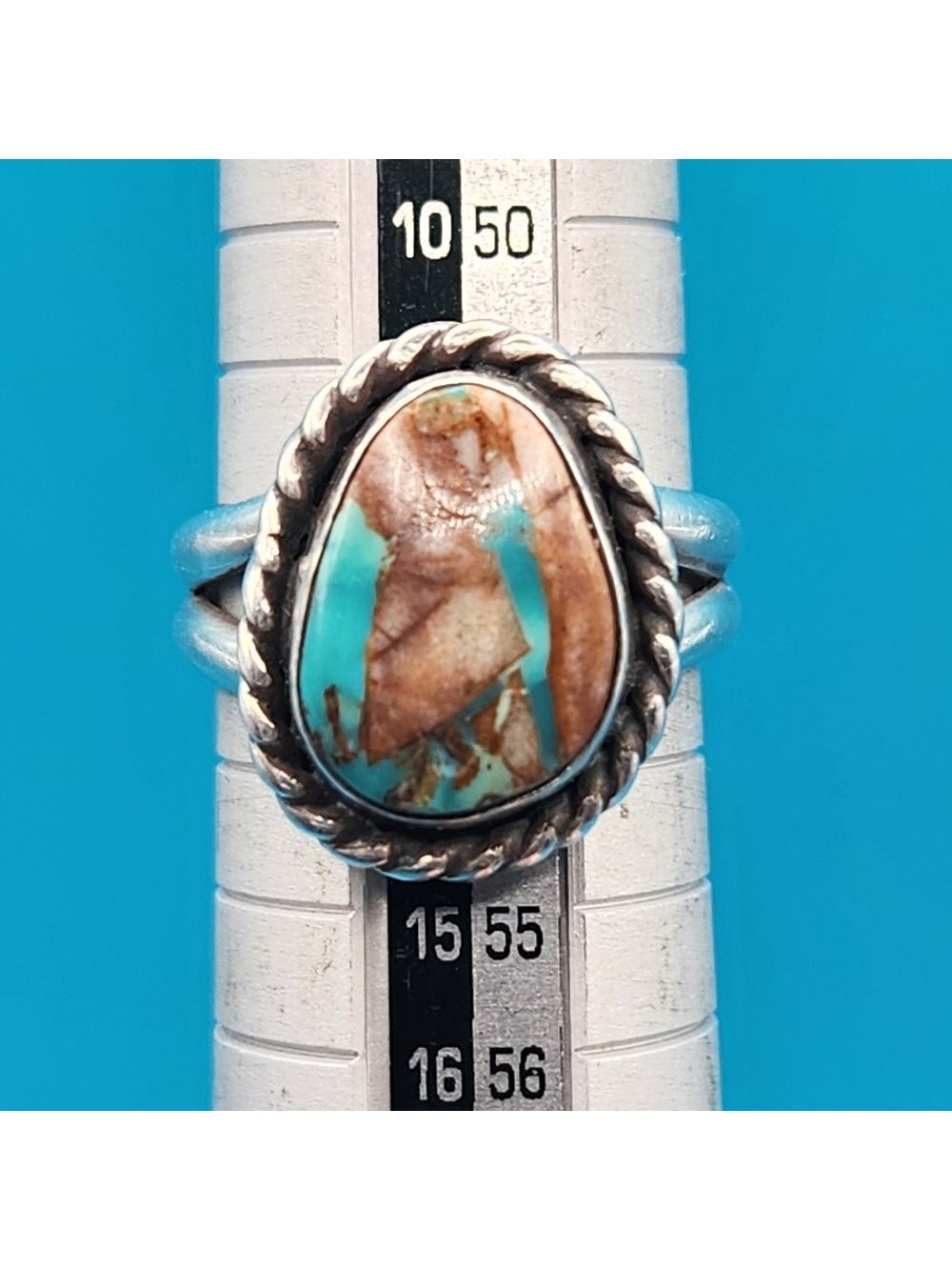 Heirloom Indie Handmade Royston Ribbon Turquoise Ring